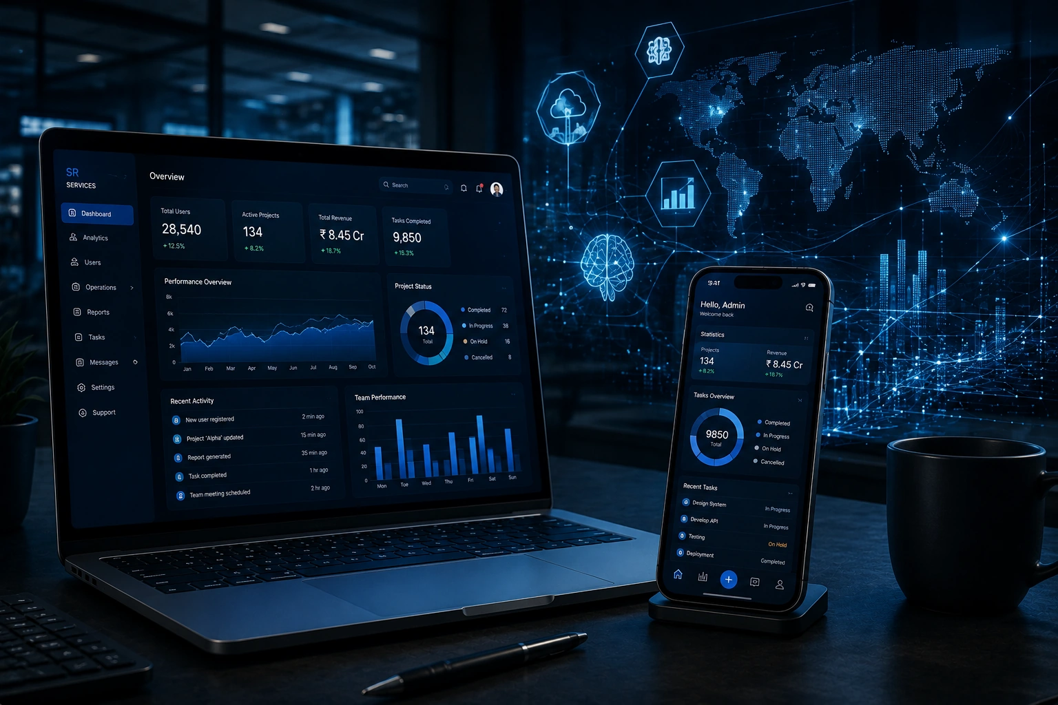 SR Services digital technology