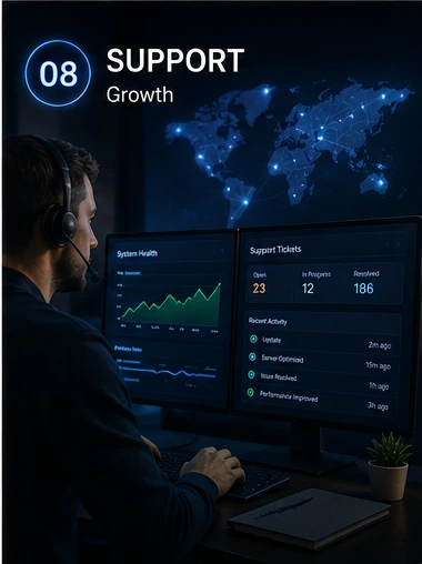 Ongoing software support and growth